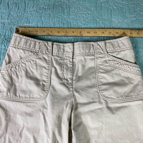 Tory Burch Cream Women's Bermudas - Picture 4 of 7